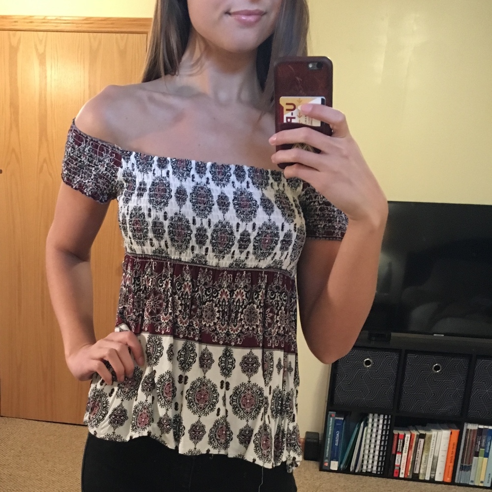 Off the shoulder top